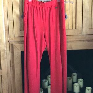 Peace Love World red lounge pants